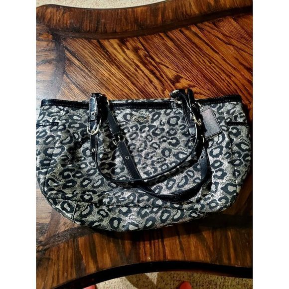 Vintage/Rare Cheetah Print Coach Purse - Picture 7 of 7